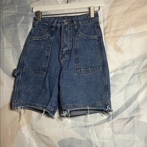 SHEIN Blue Jean Shorts for Women